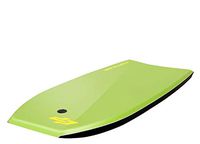 Bodyboard, 42" Lightweight Super Bodyboard Surfing w/Leash IXPE Deck EPS Core Boarding, Green & Yellow