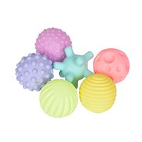 STOBOK 6pcs Baby Hand Grab Ball Toy PVC Massage Ball Body Muscle Stress Relief for Myofascial Release Feet Back Neck