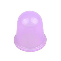 Sttech1 Soft Anti Cellulite Cup, Silicone Vacuum Massage Therapy Suction Cupping Cups Set for Cellulite Remover & Body Massage Treatment (Purple)