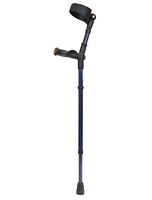 Walk Easy Adult Forearm Crutches Anatomic Grip Model 495 (Pair) (Model 495 Metalic Grey)