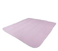BIHIKI Washable and Reusable Incontinence Bed Pads,Waterproof Urine Pad, Bed Pad,Underpad Protector for Adults,Elderly,Kids,Pets,33"x37" (Pink)