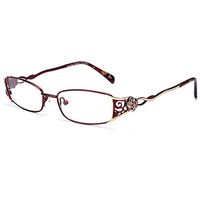 A touch of taste Fancy Ladies Ultra Light Anti-Blue Reading Glasses Fashion HD Reading Glasses Elegant and Comfortable Old Light Mirror (Color : A, Edition : +1.50)