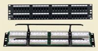 Allen Tel Products AT55B-PNL-12 12 Ports, 568A / 568B Wiring, 1 Rack Unit, 110 Termination Category 5e Patch Panel