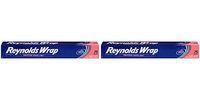 Reynolds Wrap Standard Aluminum Foil, 75 Square Feet 2 Pack