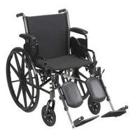 McKesson Lightweight Wheelchair Steel 18"W Swing-Away Footrest 146-K318DDA-ELR