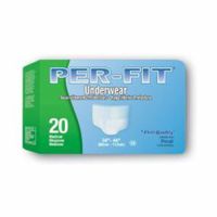 MCK12503101 - First Quality Adult Absorbent Underwear Prevail Pull On Medium Disposable Heavy Absorbency