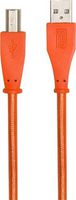 Roland 3ft (1m) Interconnect Cable, USB-B, Orange Woven (RCC-3-UAUB)