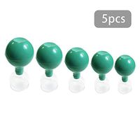 themesmith 5 Piece Cupping Rubber Ball Vacuum Cupping Rubber Ball Glass Cupping Ball Universal Pumping Ball
