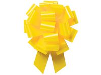 DAFFODIL Flora Satin 8" Pull Bows8" - 20 loops - 100% Poly Ribbon 1 unit, 50 pack per unit.