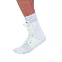 MUELLER #218 WHITE LACE UP ANKLE BRACE SIZE XL