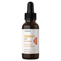 eVitamins Liquid Vitamin D-3 Unflavored - 400 IU - 2 oz