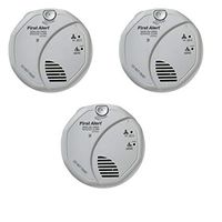 First Alert SCO5CN Combination Smoke and Carbon Monoxide Alarm, Battery Operated (3 PACK)