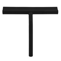 Zerodis Shower Squeegee Stainless Steel Glass Wiper Rubber Blade Window Cleaner Brush Bathroom Mirror Brush Cleaning Tool with Ergonomic Design Handle