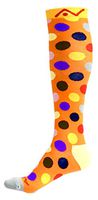 Compression Socks (1 pair) for Women & Men (Dazzling Dots, S/M)