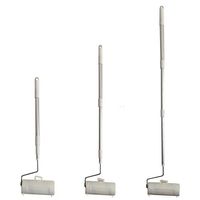 46.8 inch Retractable Extendable Lint Roller 60 Sheets Refill Sticky Tape Lint Rollers Home Cleaner Fluff Pet Hair Fur Feather Dust Remover Clean Cloth Bed Sofa Curtain Carpet Floor Car Seats White