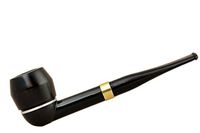 FALCON International Filter Pipe: Straight stem with Smooth Bulldog Bowl (UK)