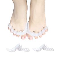 Toe Separators, Toe Spacers, Toe Straighteners, Toe Stretchers for Hammer Toe, Overlapping Toes, Crooked Toes - Bunion Corrector for Women & Men