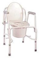 Drop Arm Commode Deluxe-KD Steel