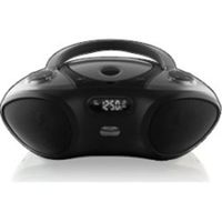 Digital Products International - Ilive Bluetooth Cd Radio Portable Boombox - 1 X Disc Integrated Stereo Speaker - Black Lcd - Cd-Da - 6 Hour Run Time - Auxiliary Input "Product Category: Audio Electronics/Boomboxes"