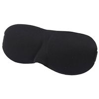uxcell Unisex Sponge Travel Household Sleep Rest Eye Shade Sleeping Cover Protector Black