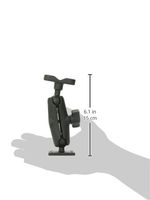 RAM MOUNTS (RAM-B-149Z-347U Handlebar Rail Mount with Zinc Coated U-Bolt Base and Square Base That Contains The Universal Amps Hole Pattern