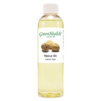 GreenHealth Walnut Oil - 4 fl oz (118 ml) Plastic Bottle w/Cap - 100% Pure Carrier Oil