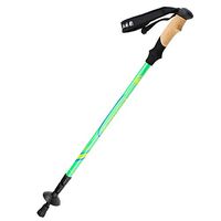 3 Sections Trekking Poles/Nordic Walking Poles/Multifunction Walking Poles 135cm (53 Inches) Damping/Adjustable Length/Easy Lock,Green