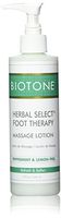 Biotone Herbal Select Massage Products Foot Therapy Lotion, 8 Ounce