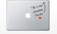 MacBook This is one Awesome Person Decal Sticker pro air 11 13 15 17