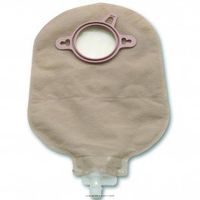 New Image™ Drainable Urostomy Pouch-Color Code Green Flange 1 3/4" (44 mm) Color Beige - Box of 10