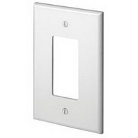 Leviton 88601.0 1-Gang GFCI Decora, Wallplate, Oversized, Thermoset, Device Mount, 25-Pack, White, 25 Piece