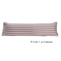 Qi Peng Mat Bed Cushion - Cotton Long Pillow Cushion Single Or Double Bed with Simple Envelope Design Sofa Cushion (Color : B, Size : 150x48CM)
