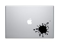 Art Icon #4 - Ink Paint Splash Splat Dripping Painting - 5" Black Vinyl Decal Sticker Car Macbook Laptop