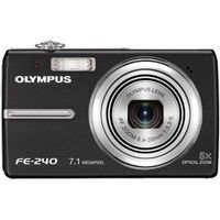 Olympus Stylus FE-240 7.1MP Digital Camera with Dual Image Stabilized 5x Optical Zoom (Black)