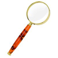 YN Metal Hand-held Magnifying Glass Imitation Jade Handle High-end Gift Parents Elderly Students Reading