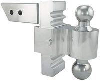 RAPID HITCH 3410-25 | Andersen Hitches | Adjustable Ball Mount | 6 Inch Drop/Rise | Adjust RAPIDLY-Pull Pin, Adjust, Slip Pin Back! | Includes 2"+2-5/16" Plated Steel Dual Ball | Fits 2-1/2" Receiver