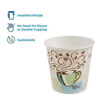 Dixie PerfecTouch Insulated Hot Cup by GP PRO, 10 oz, Coffee Haze 50 Pack