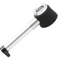 YN High-powered Handheld 45 Times Magnifying Glass Reading HD Led With Light With Scale 30 Times Portable Optical HD Ancient Coins Wenwan Stamp Printing Dot Jade Jewelry Identification Magnifying Glas