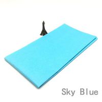 49 * 49cm Tissue Paper Floral Wrapping Paper Flower 10pcs/Lot Home Decoration Festive & Party Wedding DIY Gift Packing Supplies (Sky Blue)