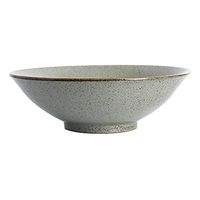 Bowl Japanese Ramen Folk culture bowl Ceramic Large Capacity, Salad Folk culture bowl Home Spaghetti Folk culture bowl Kitchen Commercial Bucket Trumpet Folk culture bowl Tableware (Color : 1200ml-Gra