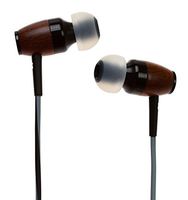 Symphonized DRM Premium Genuine Wood in-Ear Noise-isolating Headphones with Mic (Black/Gray)
