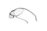 Hazuki Loupe Magnifier Large Clear Lens 1.6 Times Purple Blue Light 35% Cut (White)