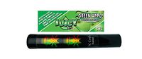 Herb Airtight Tube Pocket Protector with Juicy Jay's Green Apple 1.25 Flavored Hemp Rolling Papers 1 Count DC Crafts Nation- Rasta Skull