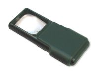 Carson MiniBrite LED Lighted Pocket Aspheric 5x Magnifier with Built-in Sliding Lens Cover