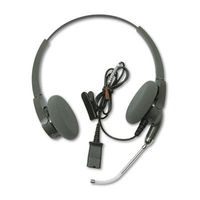 Encore Binaural Yokeless Cable Headband Headset w/Clear Voice Tube