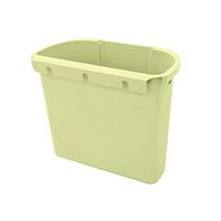 heavKin Wall Mounted Garbage Can Kitchen Cabinet Door Hanging Trash Cans Dustbin for Home (Green, 26 x 11 x 25cm)