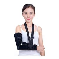 Arm Sling， Shoulder Immobilizer Adjustable Straps Breathable Comfortable Shoulder Slings for Rotator Cuff, Dislocated AC Joint, Labrum Tear, Shoulder Pain for Men and Women (Size : M)