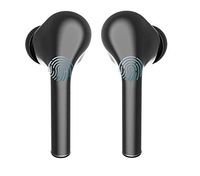 Wireless Bluetooth Earbuds 5.0, Maegoo Bluetooth Sportive Headphones Noise Cancelling Mini TWS Earbuds with 24H Playtime Charging Case Perfect Compatible for iPhone & Android Phones (Black)