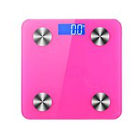 Shentesel Body Fat Scale Bluetooth Digital Bathroom Electronic Fitness Analyzer 180kg - Red