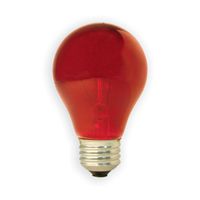 GE 16555 25-Watt Party Light Bulb, Red, 3-Pack